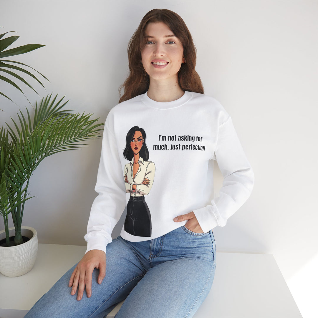 Nicht viel verlangen – Statement Sweatshirt