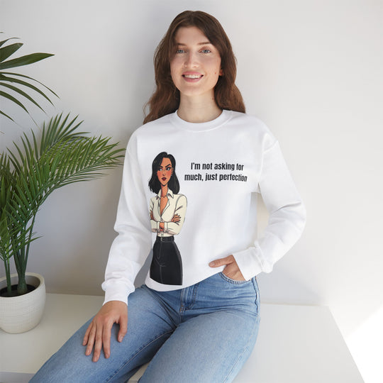 Nicht viel verlangen – Statement Sweatshirt