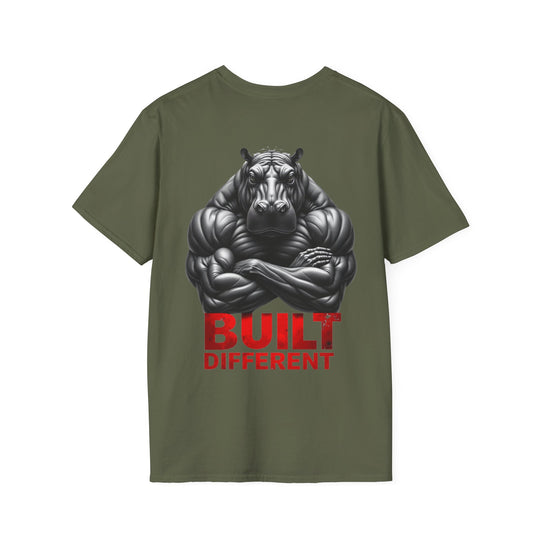 Built Different – ​​Power Hippo T-Shirt