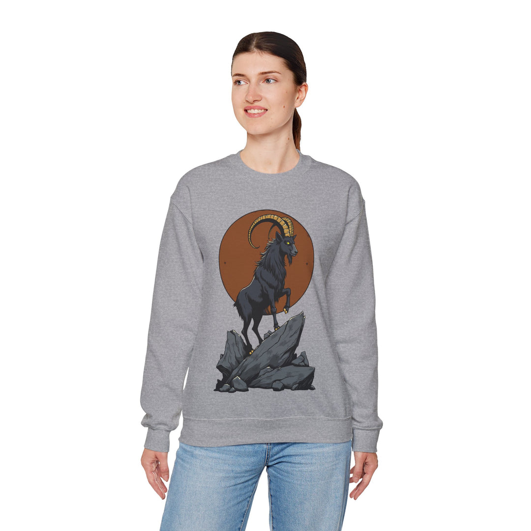 Sweatshirt mit Sternzeichen Steinbock – Ehrgeizig, entschlossen und belastbar