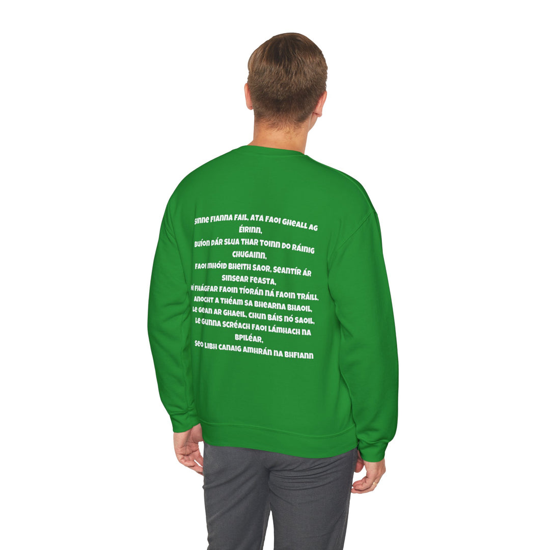 Irish Pride Sweatshirt – Gedurfd, dronken en patriottisch