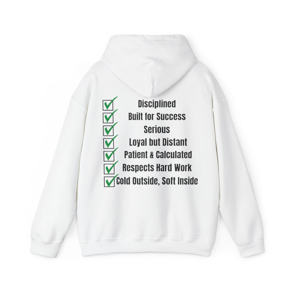 Capricorn Zodiac Hoodie – Ambitieus, Vastberaden en Veerkrachtig