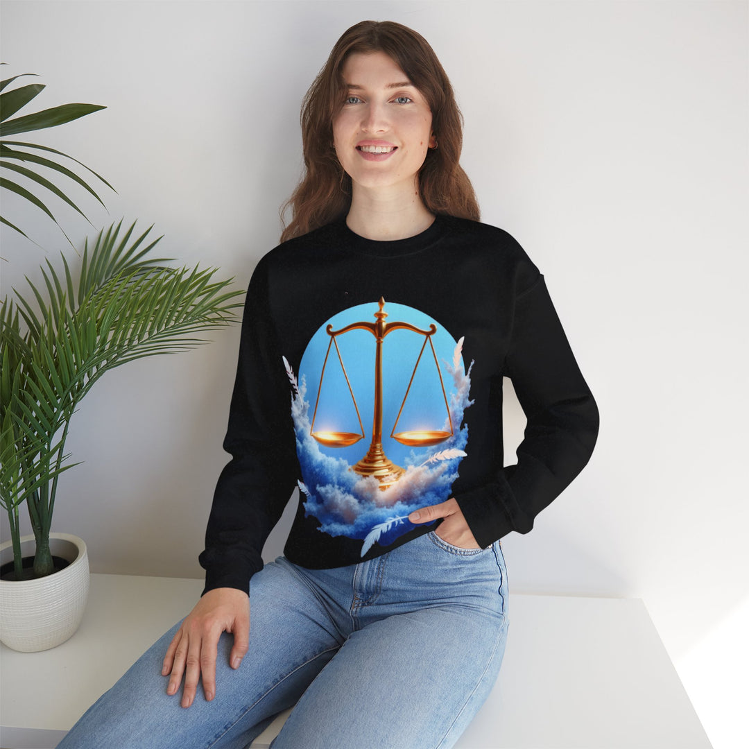 Waage Sternzeichen – Glatter Redner &amp; Gesellschaftsschmetterling Sweatshirt 