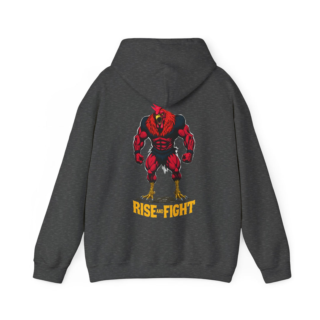 Rise and Fight – Krieger-Hahn-Hoodie