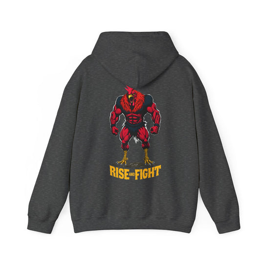 Rise and Fight – Warrior Rooster Hoodie