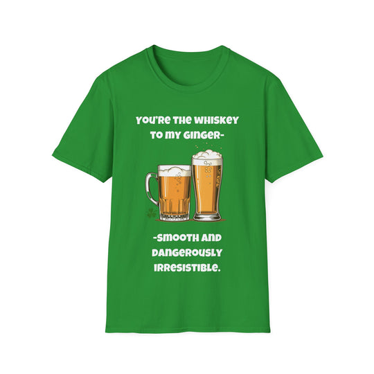 Whiskey &amp; Ginger T-shirt – Glad, gedurfd en onweerstaanbaar