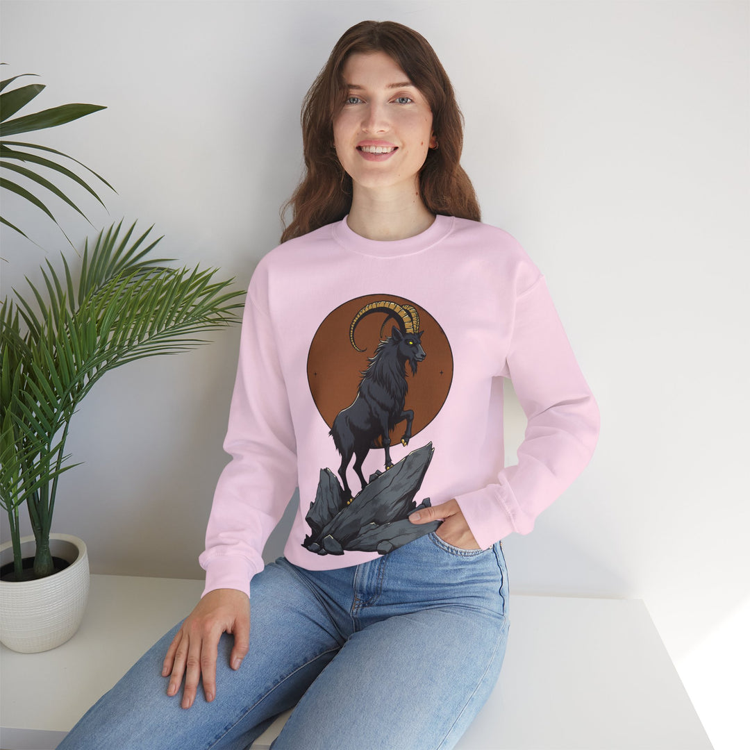 Sweatshirt mit Sternzeichen Steinbock – Ehrgeizig, entschlossen und belastbar