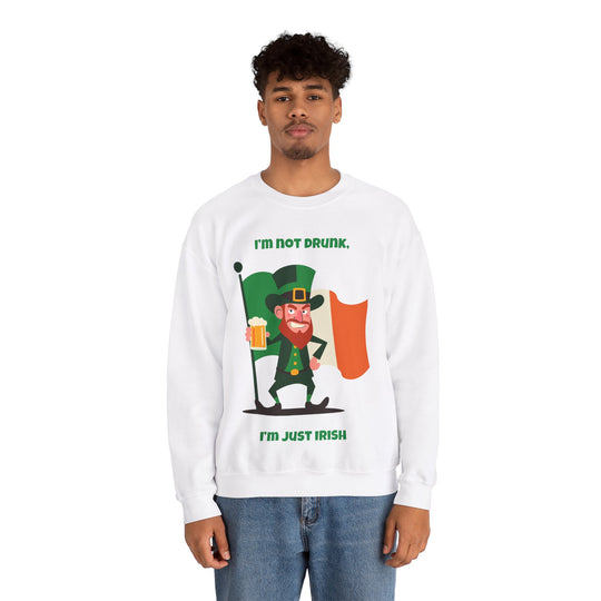 Irish Pride Sweatshirt – Bold, Drunk & Patriotic