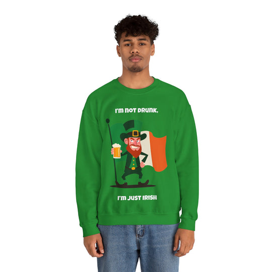 Irish Pride Sweatshirt – Bold, Drunk & Patriotic