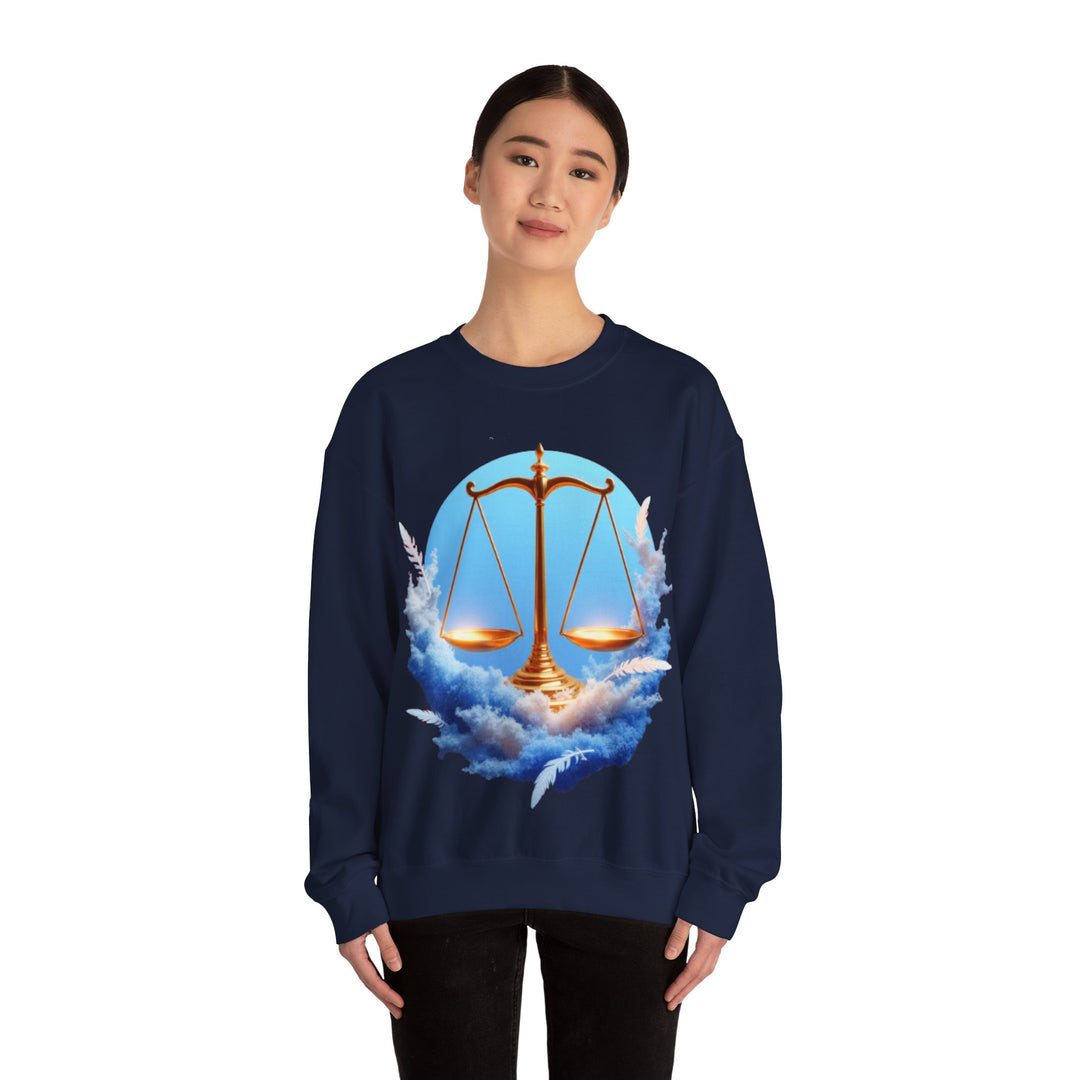 Waage Sternzeichen – Glatter Redner &amp; Gesellschaftsschmetterling Sweatshirt 