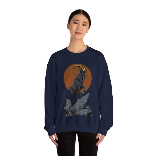 Sweatshirt mit Sternzeichen Steinbock – Ehrgeizig, entschlossen und belastbar