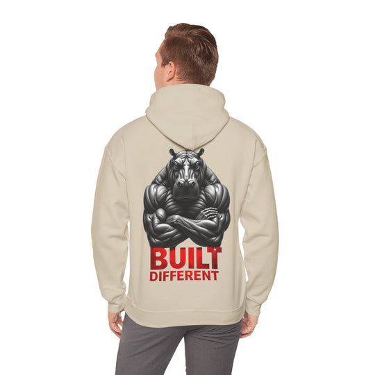 Built Different – Power Hippo Hoodie