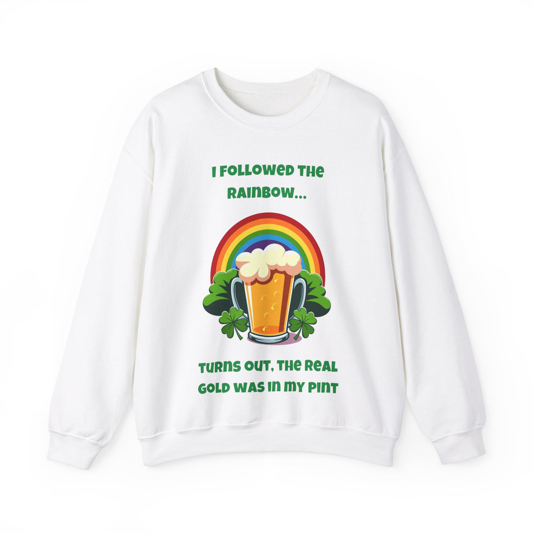 Regenbogen-Gold-Sweatshirt – St. Patrick's Day Spaß &amp; Festlichkeit