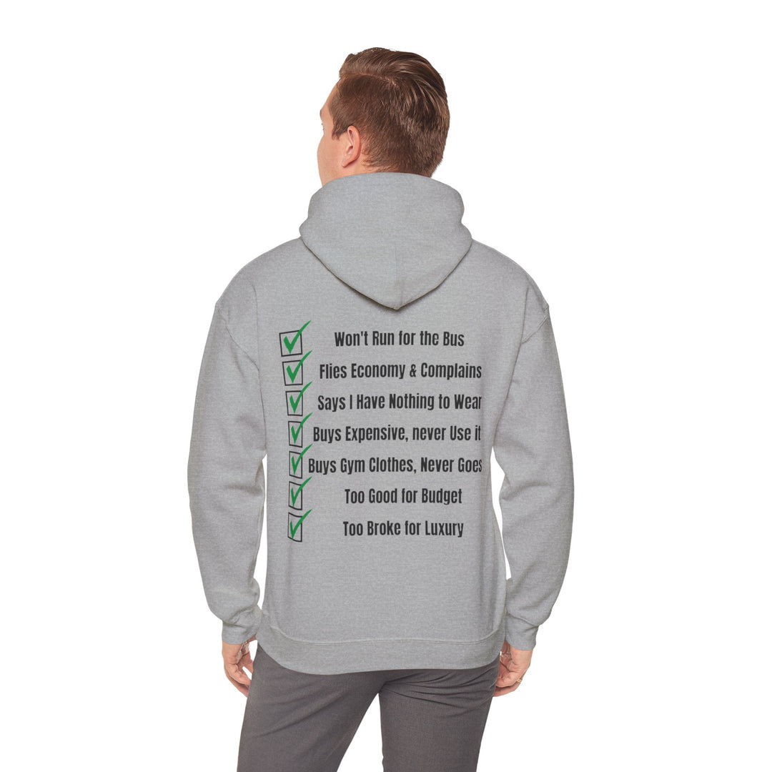 Spending Priorities Hoodie – Money Moves with a Twist