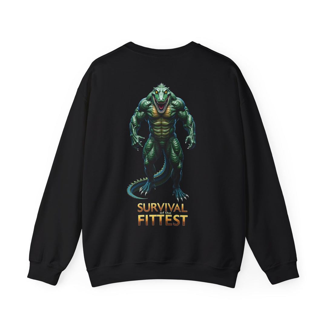 Survival of the Fittest – Krokodil-Sweatshirt