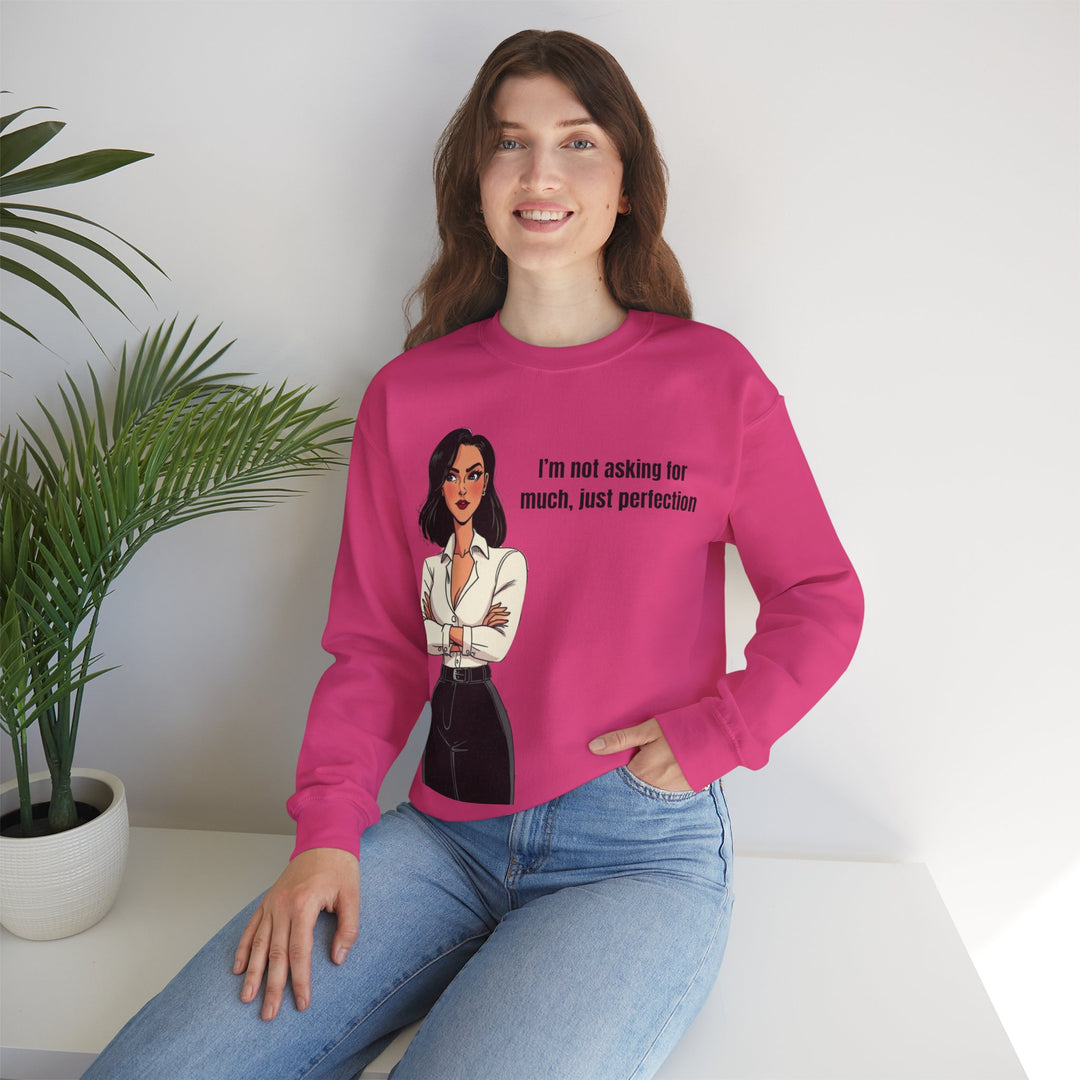 Nicht viel verlangen – Statement Sweatshirt