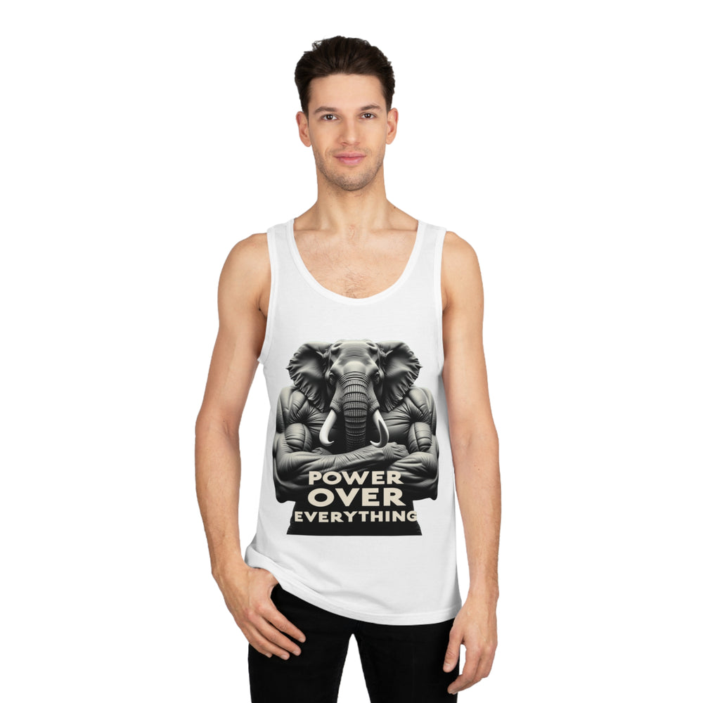 Power Over Everything – Elephant Strength Tank Top