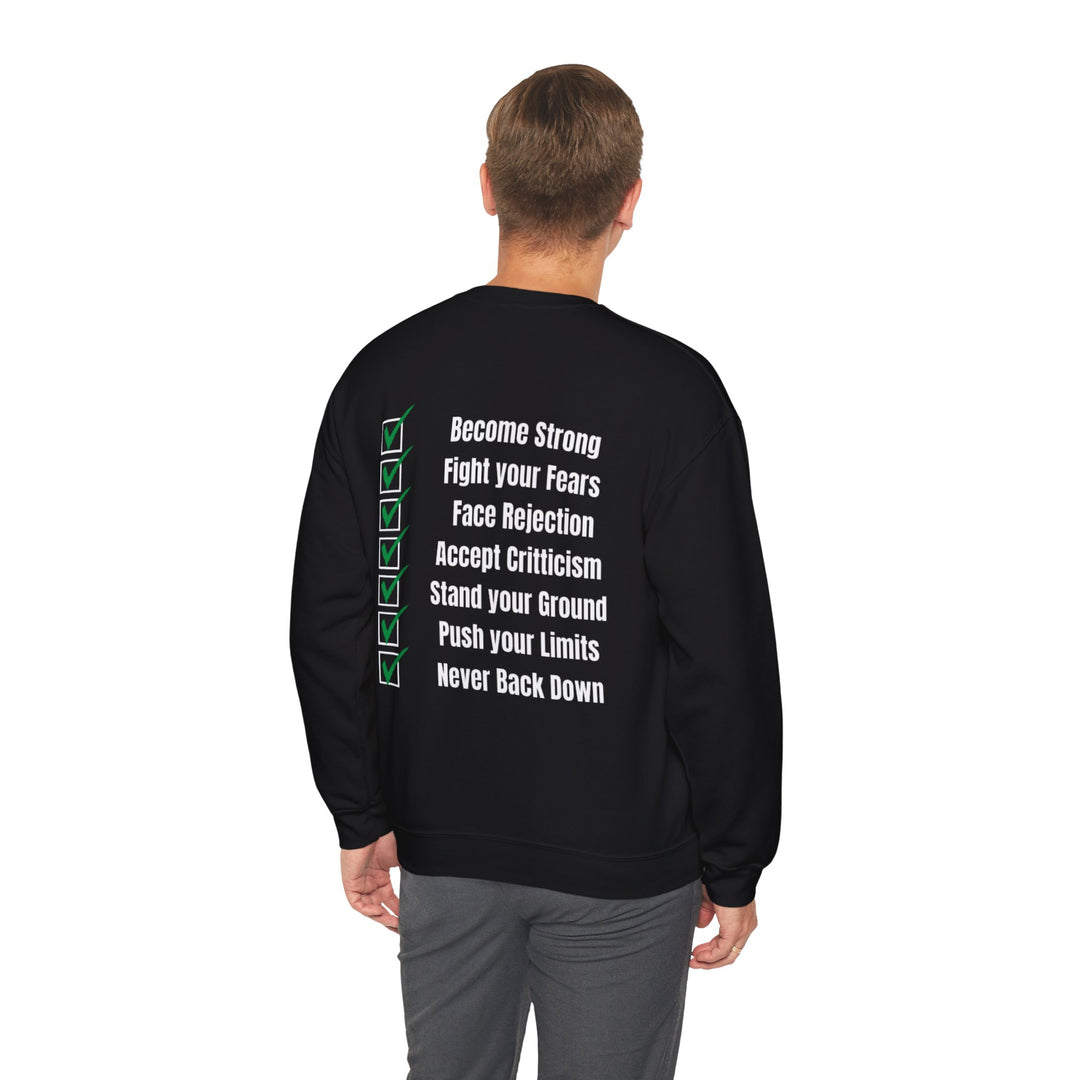 Sweatshirt Stand Tall, Stay Strong – Onwrikbare principes