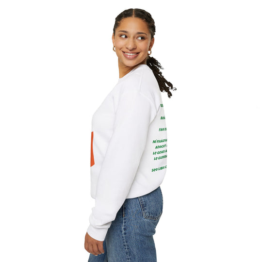 Irish Pride Sweatshirt – Gedurfd, dronken en patriottisch