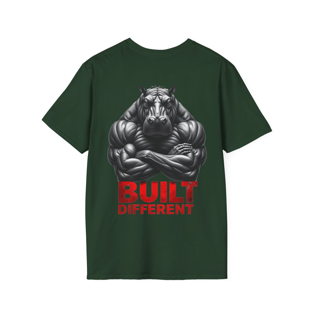 Built Different – ​​Power Hippo T-Shirt