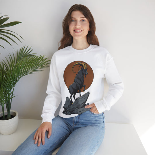 Sweatshirt mit Sternzeichen Steinbock – Ehrgeizig, entschlossen und belastbar