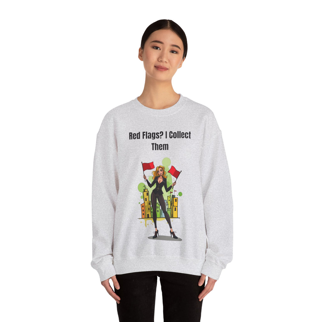 Red Flags? I Collect Them – Women’s Cozy Sweatshirt