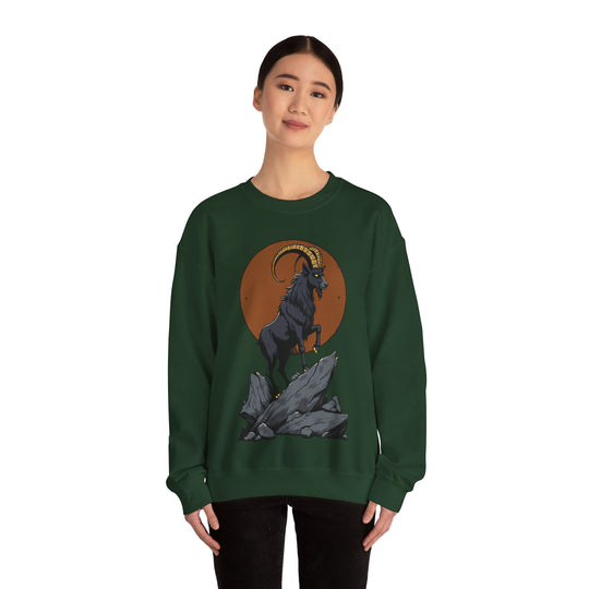 Sweatshirt mit Sternzeichen Steinbock – Ehrgeizig, entschlossen und belastbar