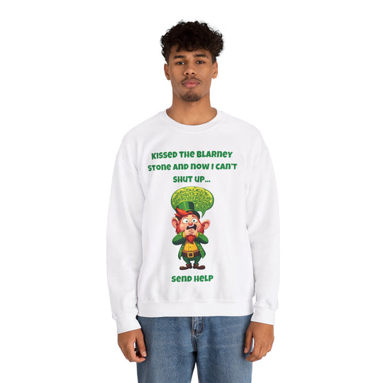 Kissed the Blarney Stone – Nu kan ik mijn mond niet houden Sweatshirt met ronde hals