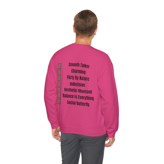 Libra Zodiac – Smooth Talker & Social Butterfly Sweatshirt