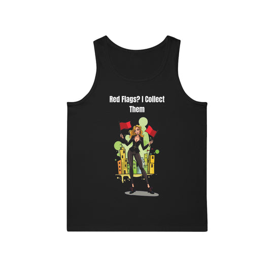 Red Flags? I Collect Them – Bold Women’s Tank Top