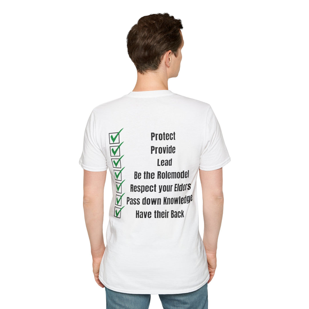 A Real Man Protects His Own T-Shirt – Strength Through Responsibility