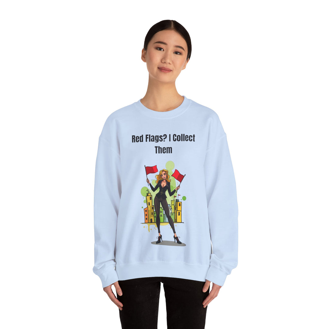 Red Flags? I Collect Them – Women’s Cozy Sweatshirt