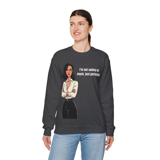 Nicht viel verlangen – Statement Sweatshirt