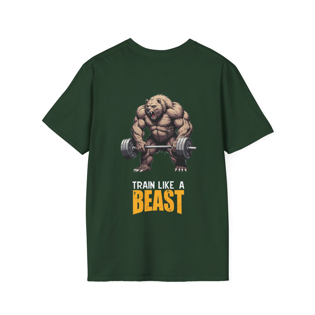 Train Like a Beast – Gym Warrior T-Shirt