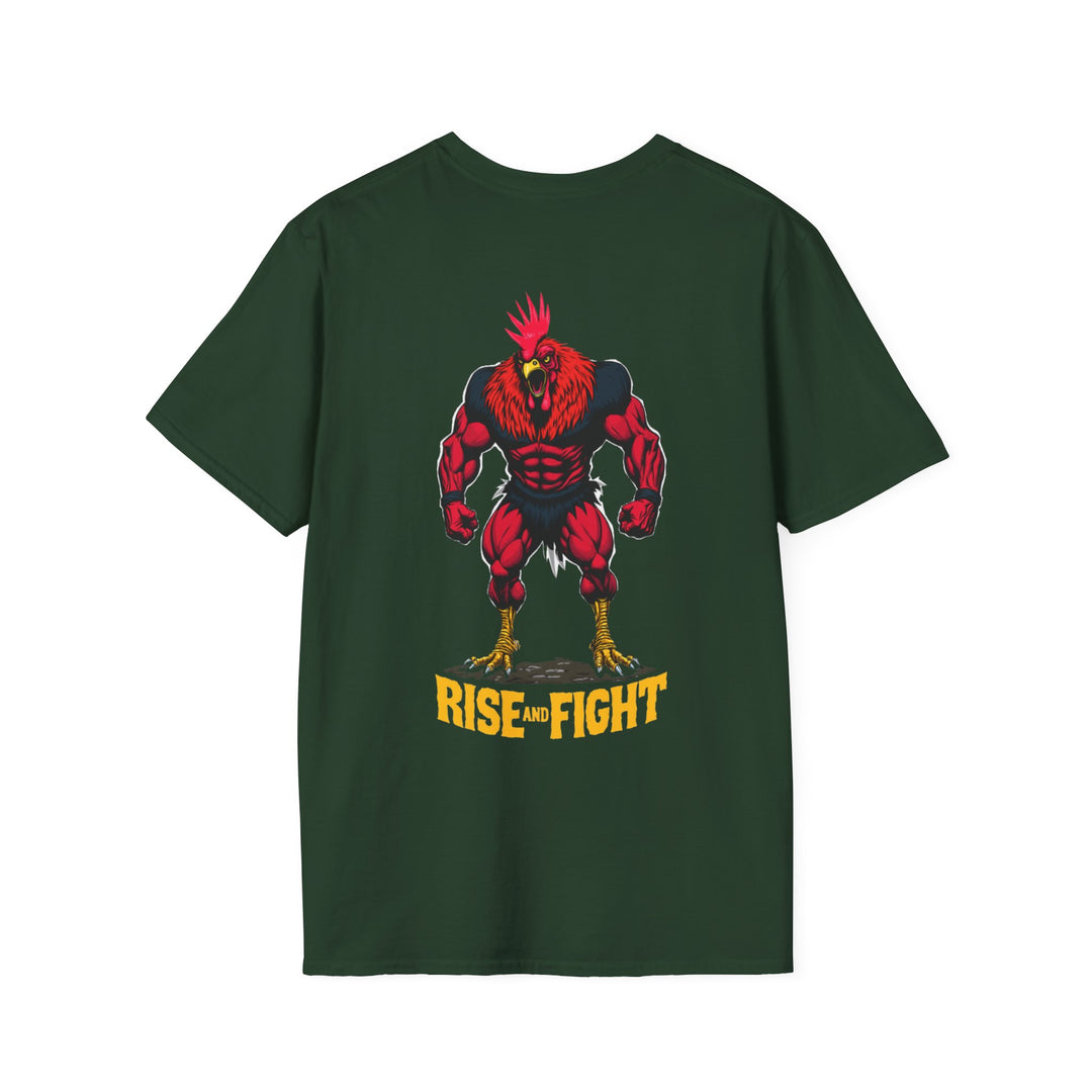 Rise and Fight – Warrior Rooster T-Shirt