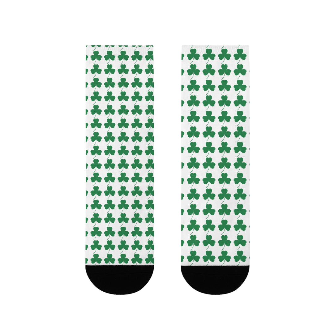 Lucky Shamrock Crew Socks – Step Into Irish Charm