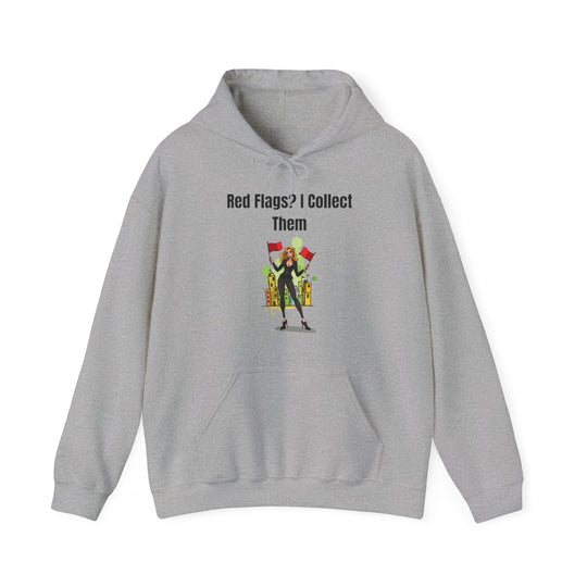 Rode vlaggen? Ik verzamel ze – Dames Cozy Hoodie