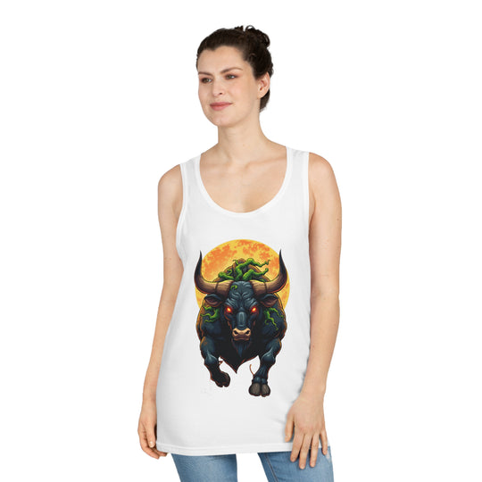 Taurus Zodiac Tank Top – Sterk, Geaard en Onwrikbaar