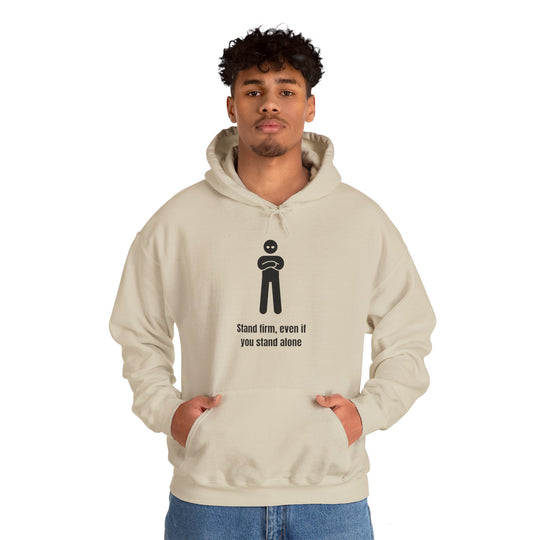 Stand Firm Hoodie – Kracht in eenzaamheid