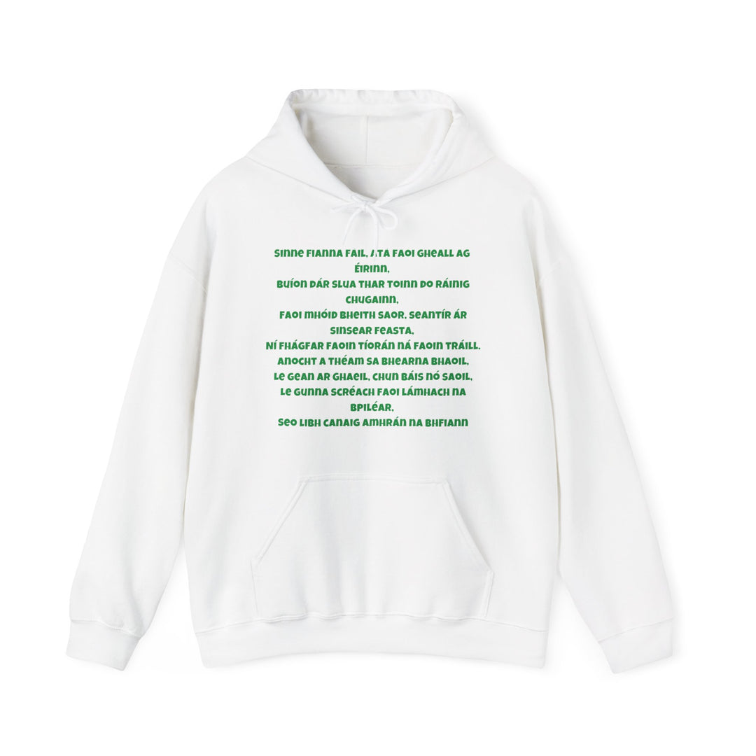 Irish Pride Hoodie – Gedurfd, dronken en patriottisch