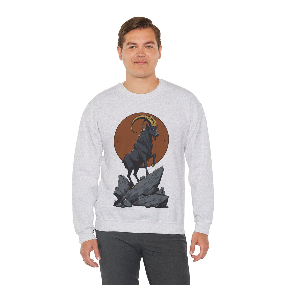 Sweatshirt mit Sternzeichen Steinbock – Ehrgeizig, entschlossen und belastbar