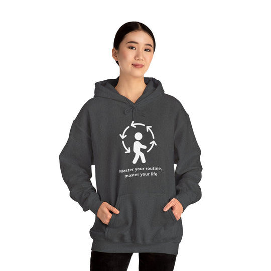 Master Your Routine, Master Your Life Hoodie – Dominate Your Day