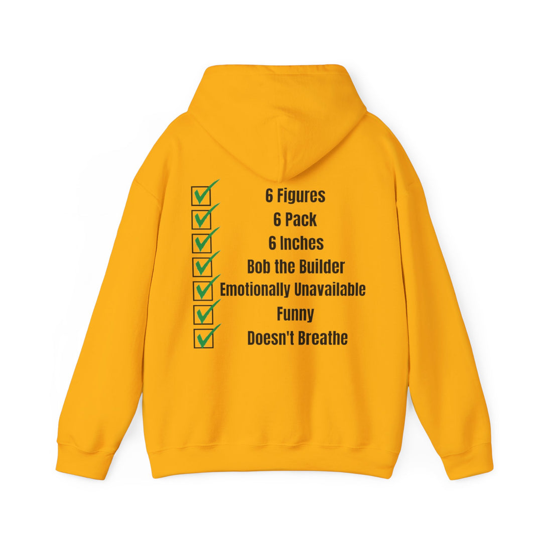 Niet veel vragen – Statement Hoodie