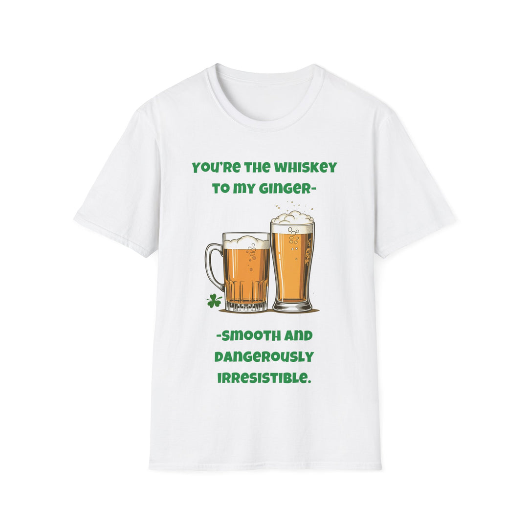 Whiskey &amp; Ginger T-shirt – Glad, gedurfd en onweerstaanbaar