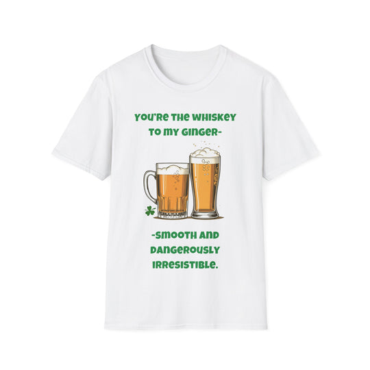 Whiskey &amp; Ginger T-shirt – Glad, gedurfd en onweerstaanbaar