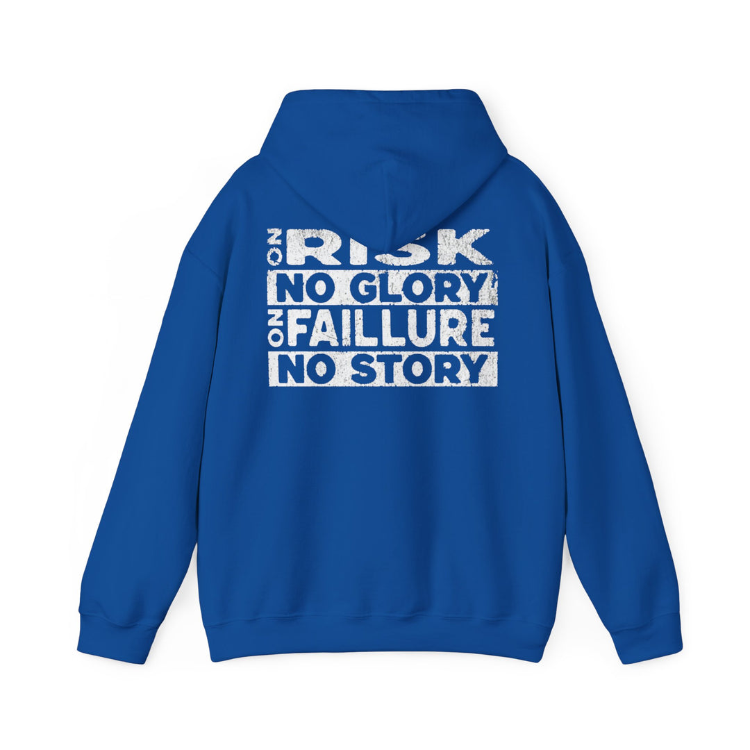 "No Risk, No Glory – No Failure, No Story" Men's Hoodie