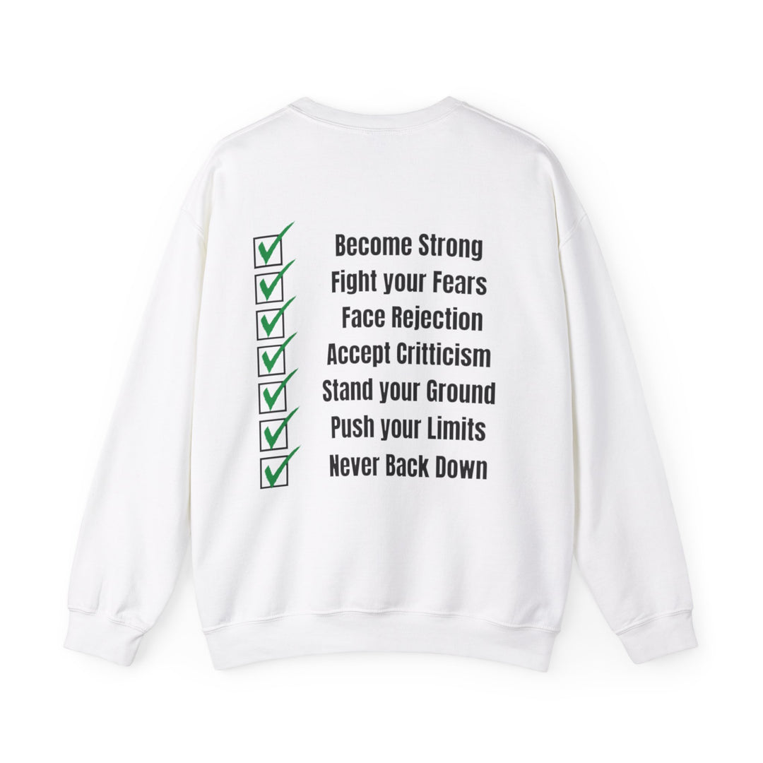 "A Man Who Stands for Nothing Will Fall for Anything" – Men's Sweatshirt