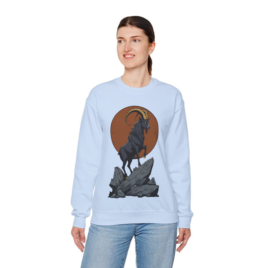 Sweatshirt mit Sternzeichen Steinbock – Ehrgeizig, entschlossen und belastbar