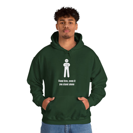 Stand Firm Hoodie – Strength in Solitude