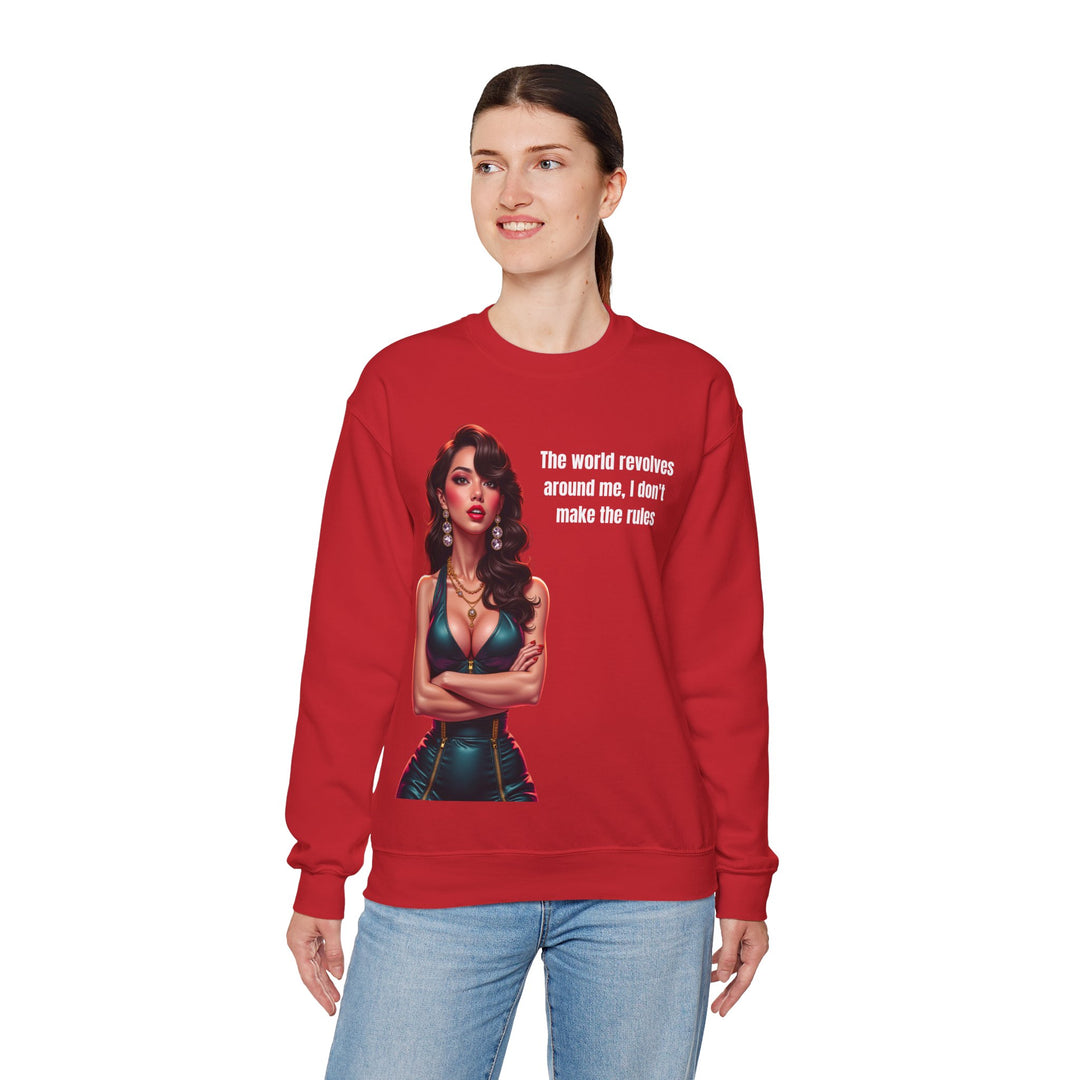 The World Revolves Around Me – Women’s Sweatshirt